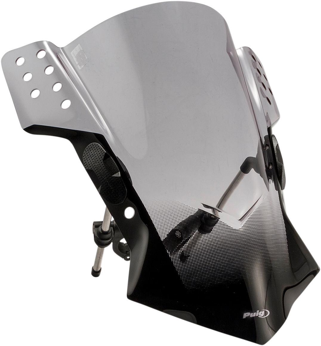 PUIG HI-TECH PARTS Rafale Windshield - New Generation Windscreen / 15-3/8" / Smoke 2301-2603