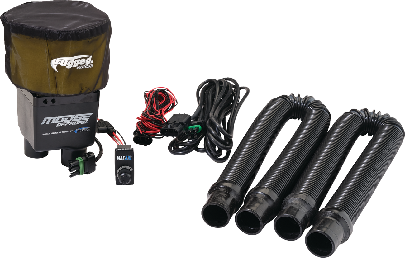 MOOSE OFFROAD MAC 2-Person Helmet Air Pumper - MAC Helmet Air Pumper Kit / 2-Person 0136-0066