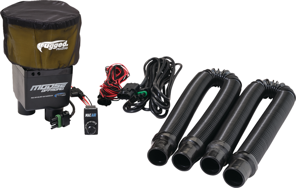 MOOSE OFFROAD MAC 2-Person Helmet Air Pumper - MAC Helmet Air Pumper Kit / 2-Person 0136-0066