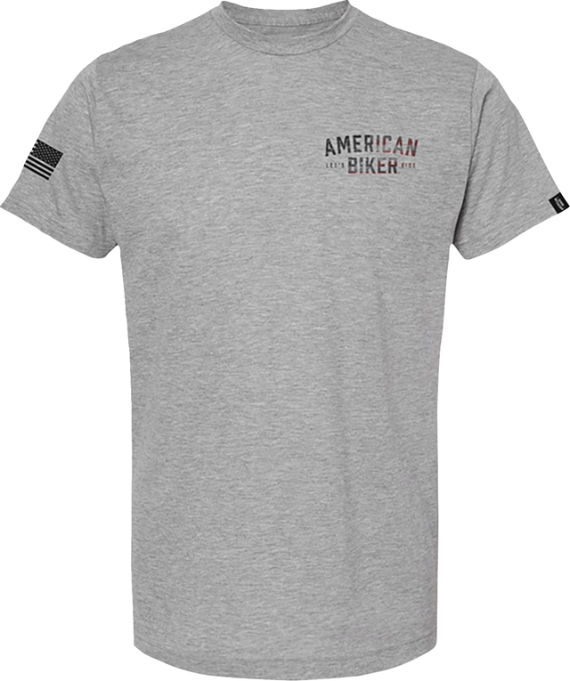 AMERICAN BIKER Biker Sam Active T-Shirt - Red/White/Blue / Small 3030-24768
