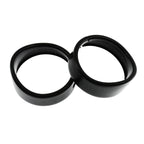 Eagle Lights 4.5" Auxiliary Light Visor Frenched Style Passing Lamp Trim Ring For Harley-Davidson® Motorcycles