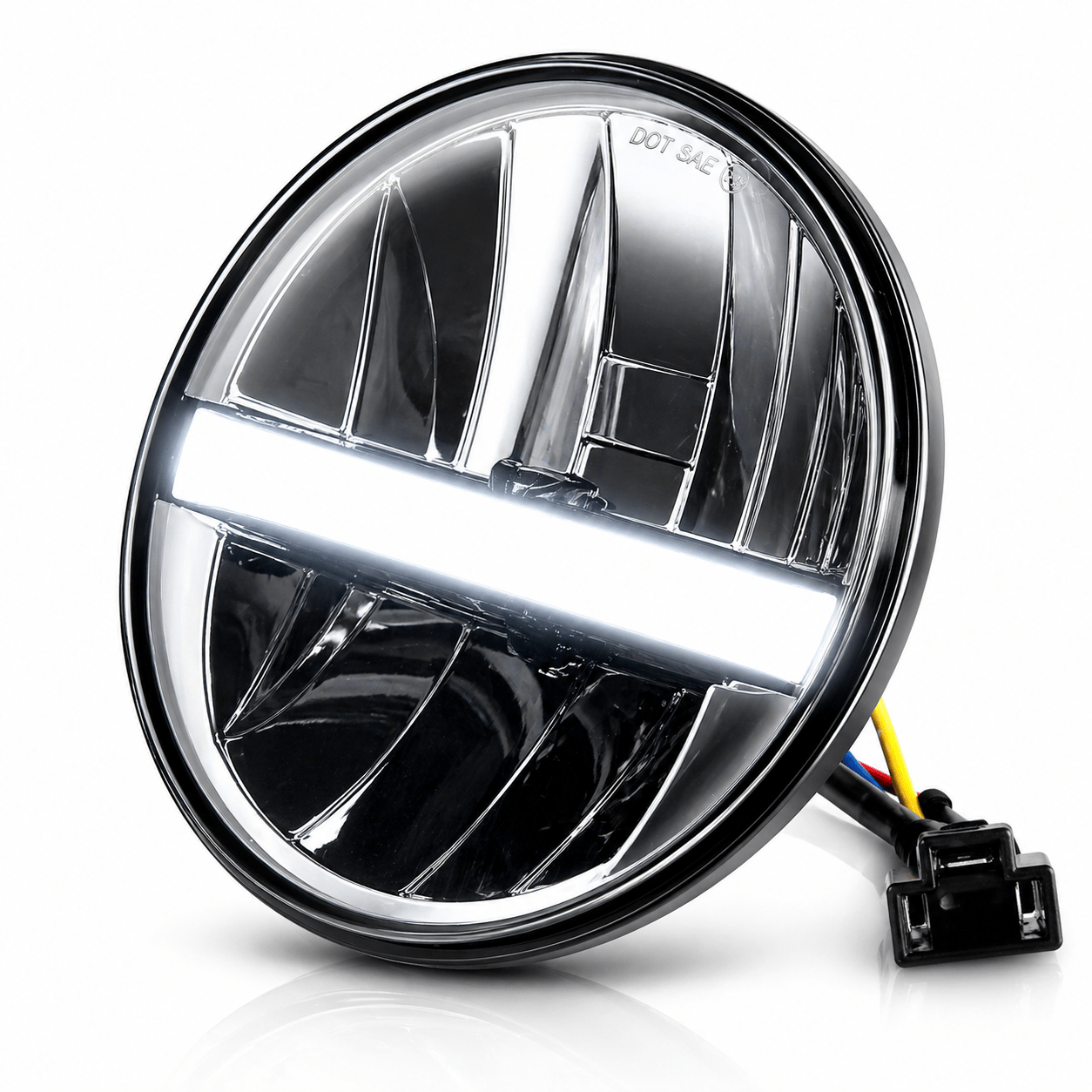 Eagle Lights 5 3/4" Complex Reflector LED Headlight for Harley-Davidson® and Indian Motorcycles