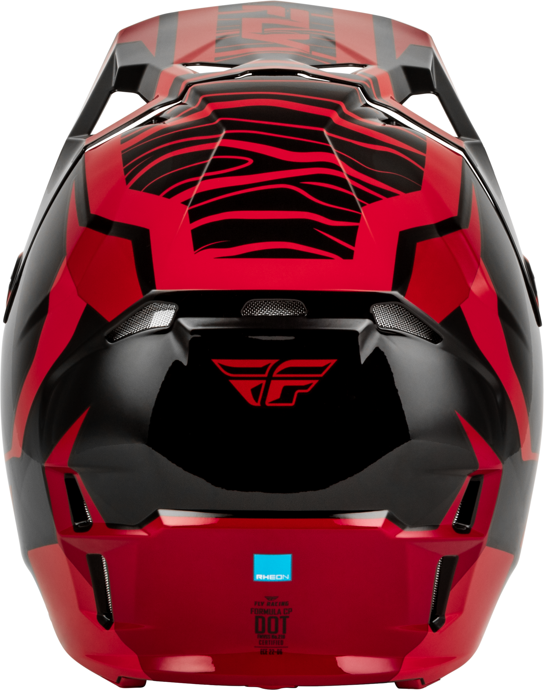 FLY Racing Formula CP Charge Helmet (2027) - Black / Red - View 7