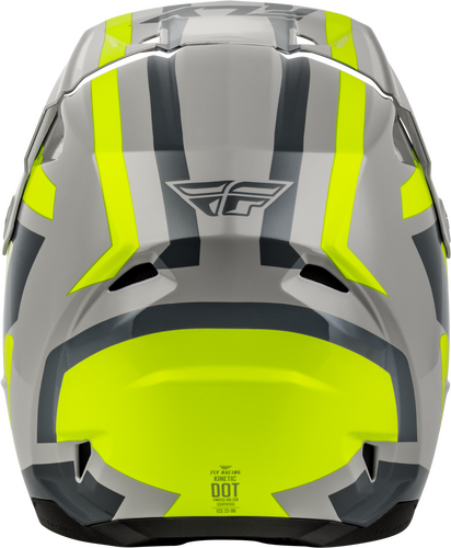 FLY Racing Kinetic Sync Helmet (2027) - Grey / Hi-Viz - View 22