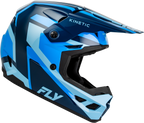 FLY Racing Kinetic Sync Helmet (2027) - Navy / Blue / Light Blue - View 15