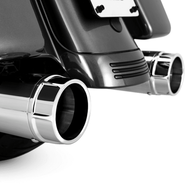 16673 Vance & Hines HD Touring 95-16 Torquer 450 Chrome Slip-On Exhaust
