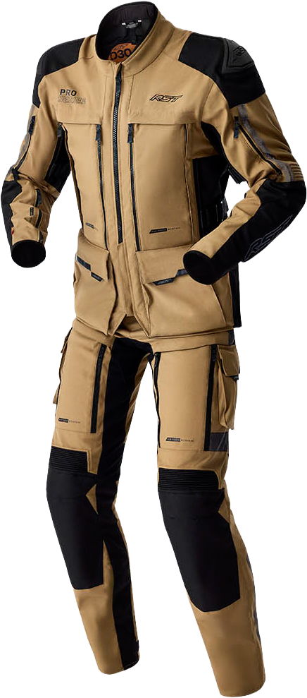 RST Pro Series Adventure-X CE Men's Textile Jacket - Sand / Black - View 10
