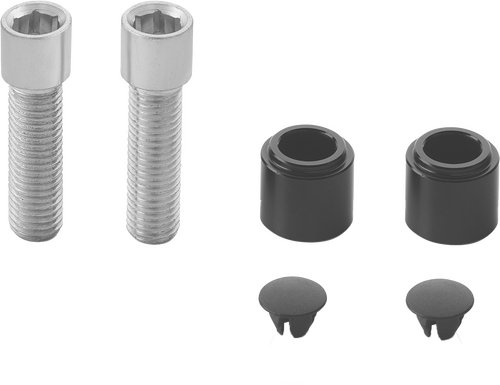 Rizoma Stealth Naked Mounting Kit - Mirror Black Apr - BSN908B