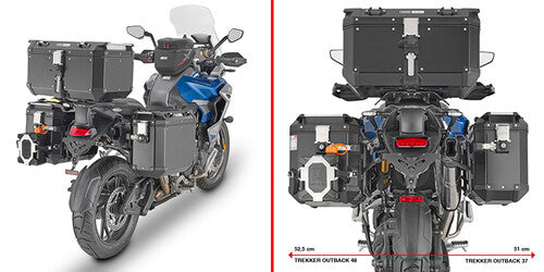GIVI PLO6423CAM PL One-Fit Cam for Triumph Tiger 1200 Gt Explorer and Triumph Tiger 1200 Rally Explorer