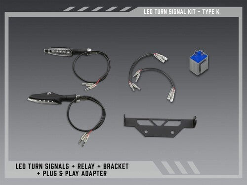Yoshimura Type K Standard LED Signal Kit for V2 Fender Eliminators