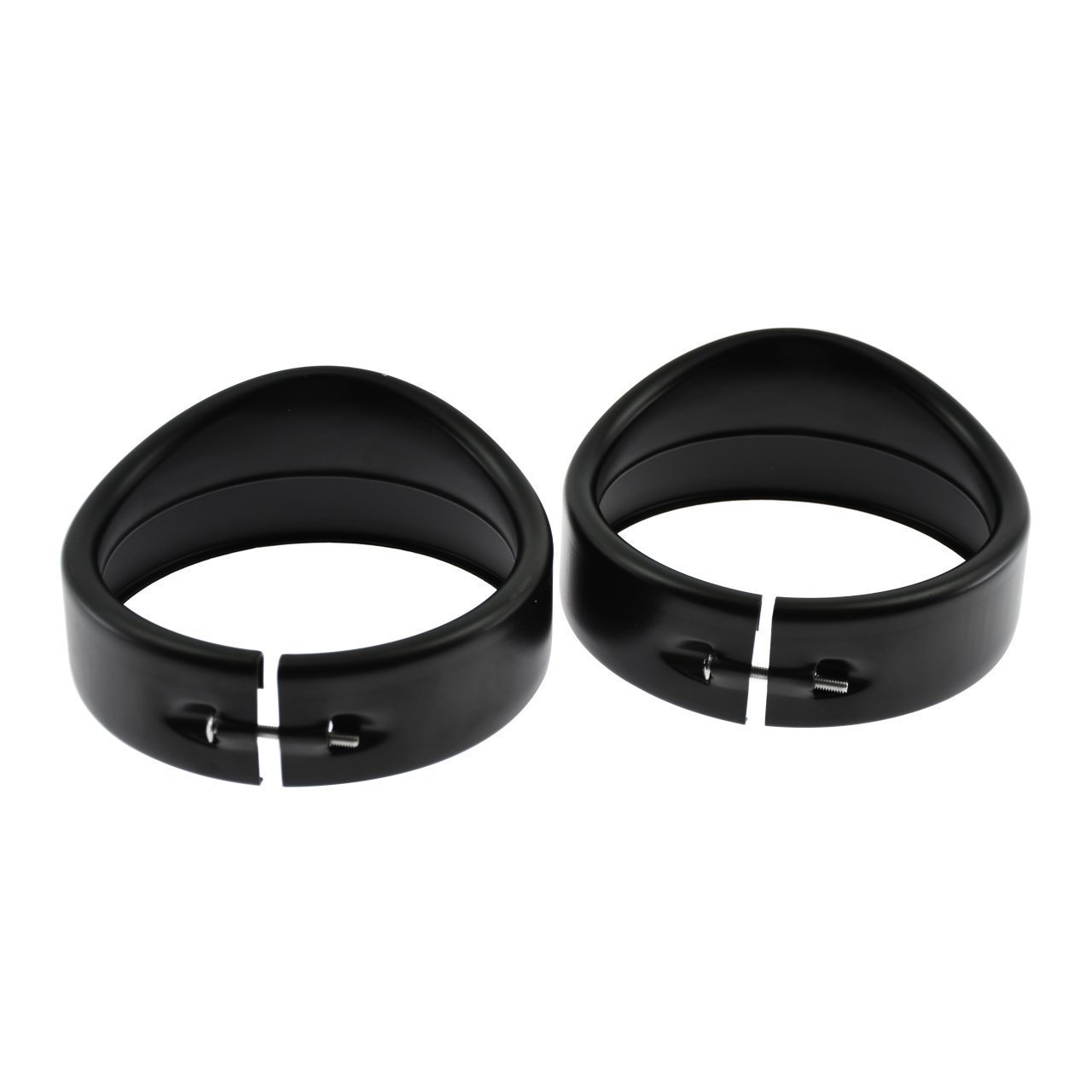Eagle Lights 4.5" Auxiliary Light Visor Frenched Style Passing Lamp Trim Ring For Harley-Davidson® Motorcycles