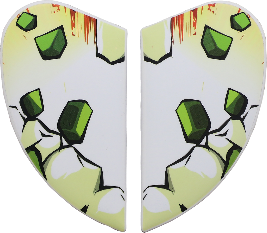 ICON Airform™ Helmet Side Plates — Grenadier - Airform™ Side Plates / Grenadier / Green 0133-1386