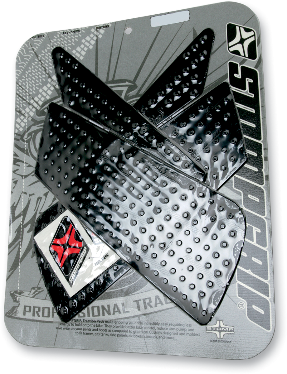 STOMPGRIP Tank Grips - Volcano - Black - Ducati '07-'13 55-10-0065B
