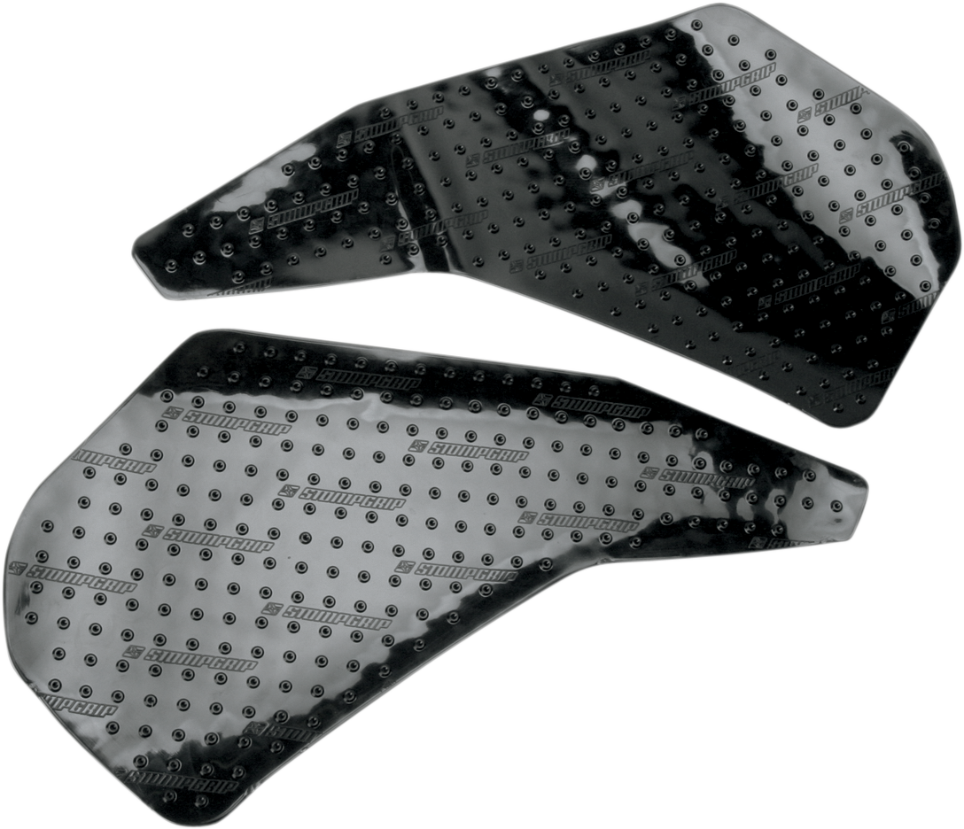 STOMPGRIP Tank Grips - Volcano - Black - Yamaha - FZ '06-'15 55-10-0009B