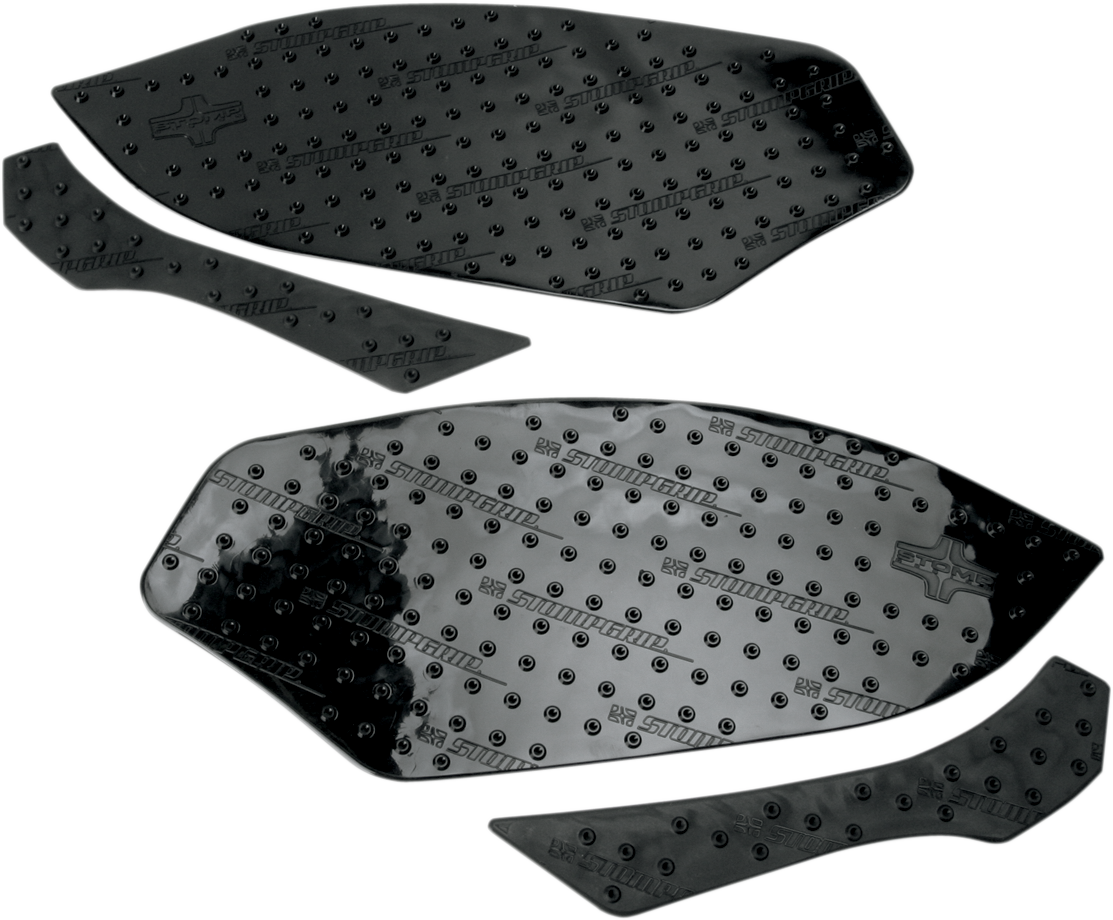 STOMPGRIP Tank Grips - Volcano - Black - BMW - S '09-'14 55-10-0082B