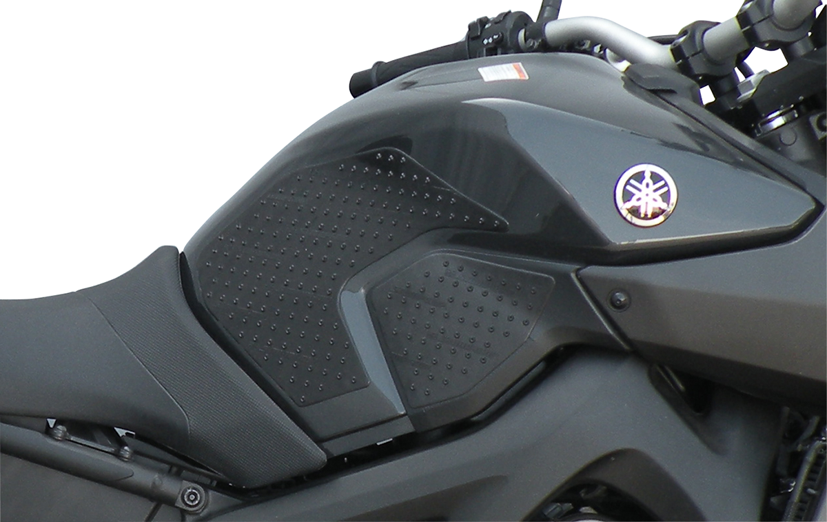 STOMPGRIP Tank Grips - Volcano - Black - Yamaha - FZ/MT '14-'20 55-10-0092B