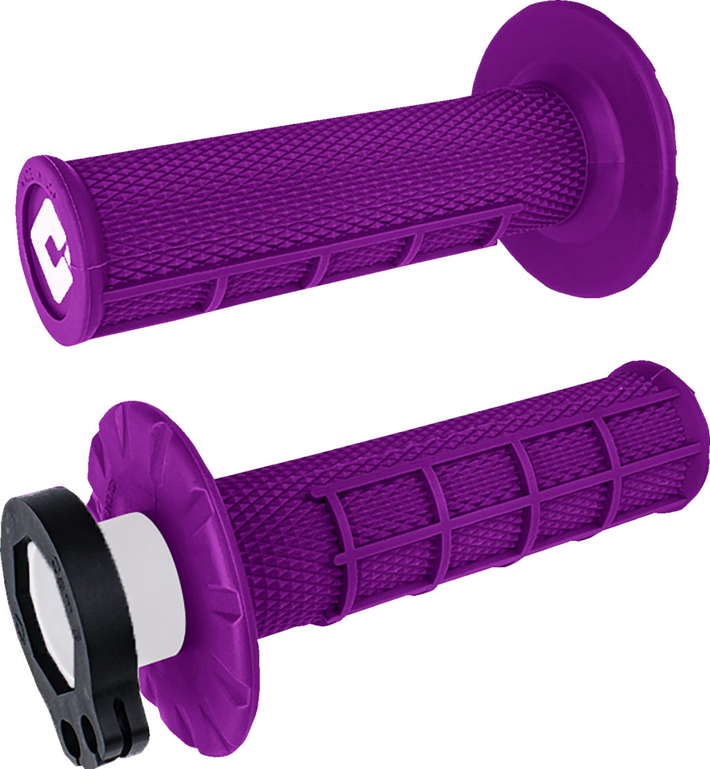 ODI Grips - MX - Half Waffle - Purple H36HWPR