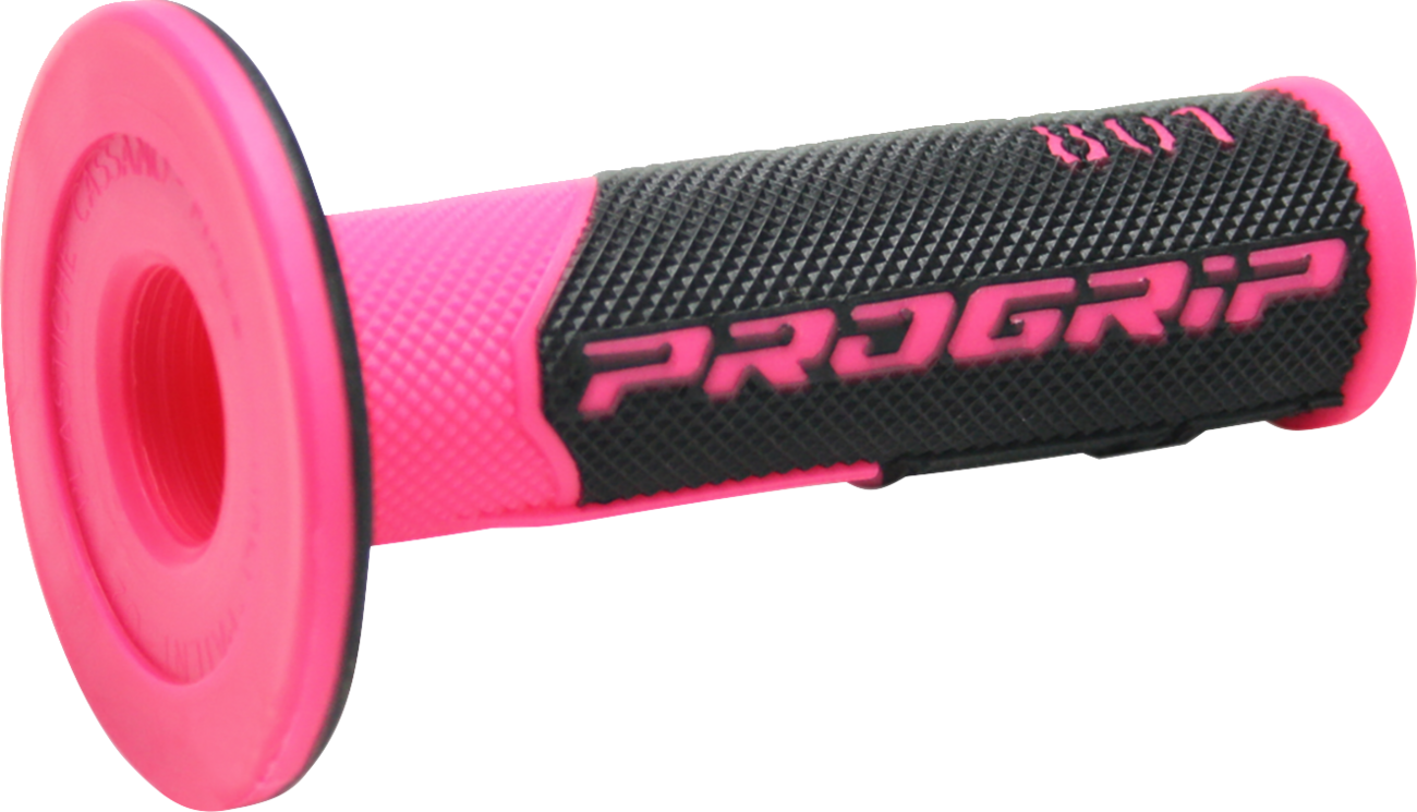 PRO GRIP 801 Hybrid Duo-Density Cross Grips - Fluorescent Pink/Black PA080100FX02