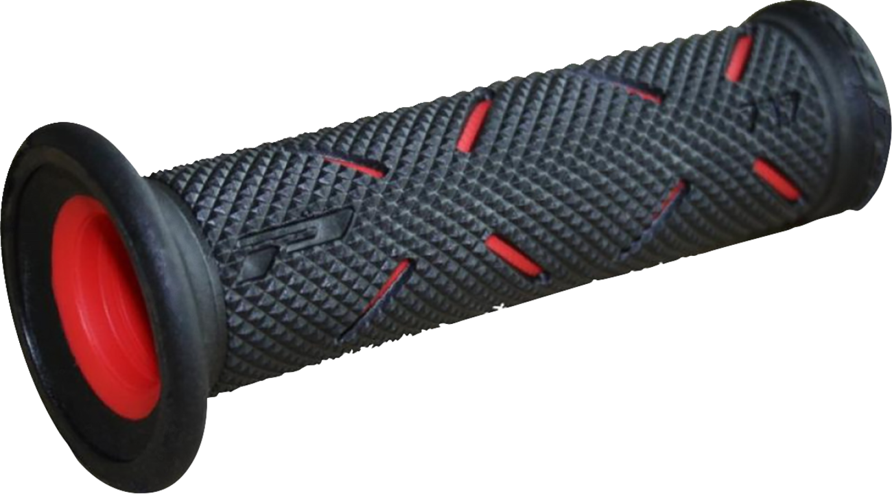 PRO GRIP 717 Race Grips - Black/Red PA071700RO02