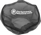 PERFORMANCE MACHINE (PM) Pullover Rain Sock for Super Gas Air Cleaners - Pullover Rain Sock / Black / Super Gas Air Cleaners 1011-3186