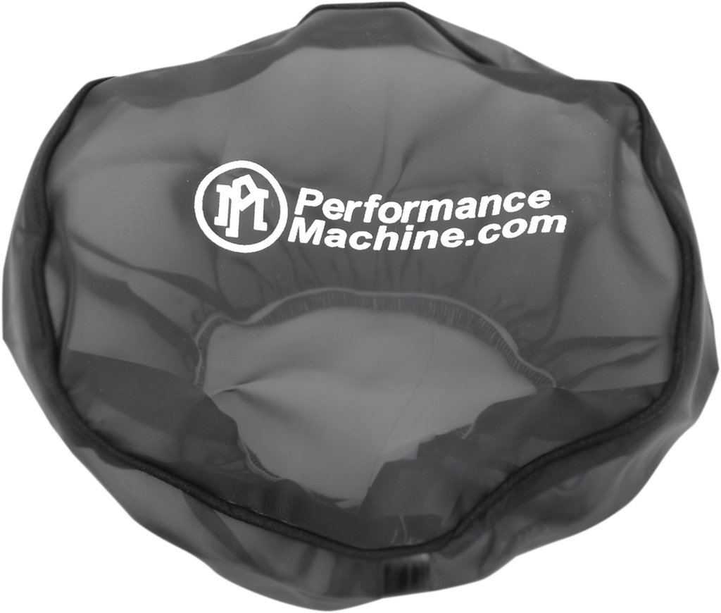 PERFORMANCE MACHINE (PM) Pullover Rain Sock for Super Gas Air Cleaners - Pullover Rain Sock / Black / Super Gas Air Cleaners 1011-3186