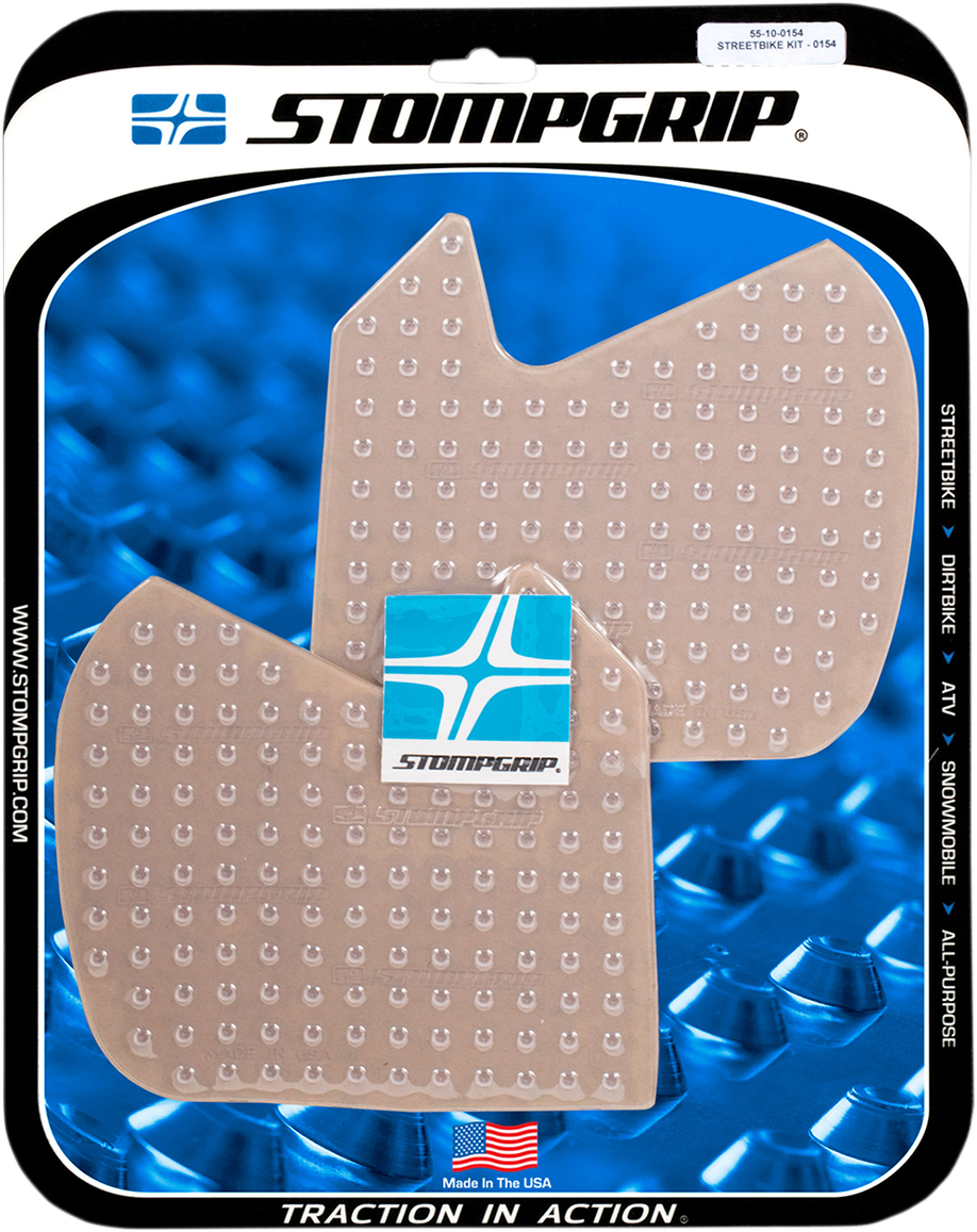 STOMPGRIP Tank Grips - Volcano - Clear - BMW - G '16-'19 55-10-0154C