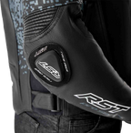 RST Pro Series Supersport-K CE Men's Leather Jacket - Grey / Black - View 16