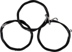 LA CHOPPERS Brake Line Kit - Brake Line / Black 1741-6513