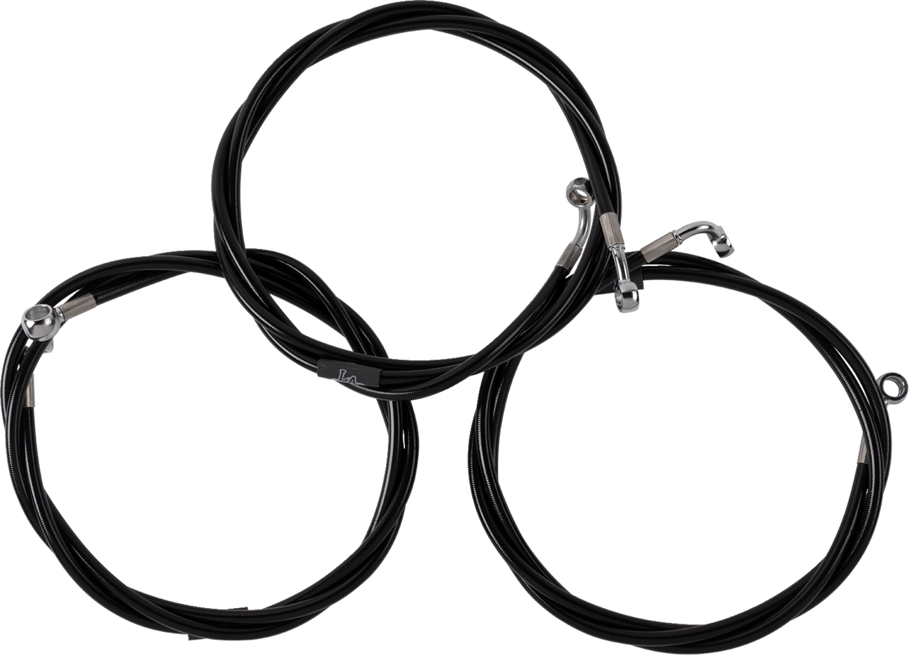 LA CHOPPERS Brake Line Kit - Brake Line / Black 1741-6513