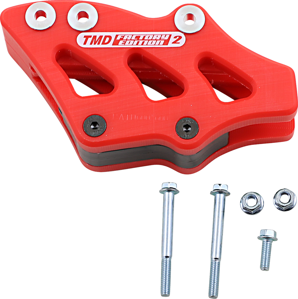 T.M. DESIGNWORKS Chain Guide - Red / Honda 1231-1196