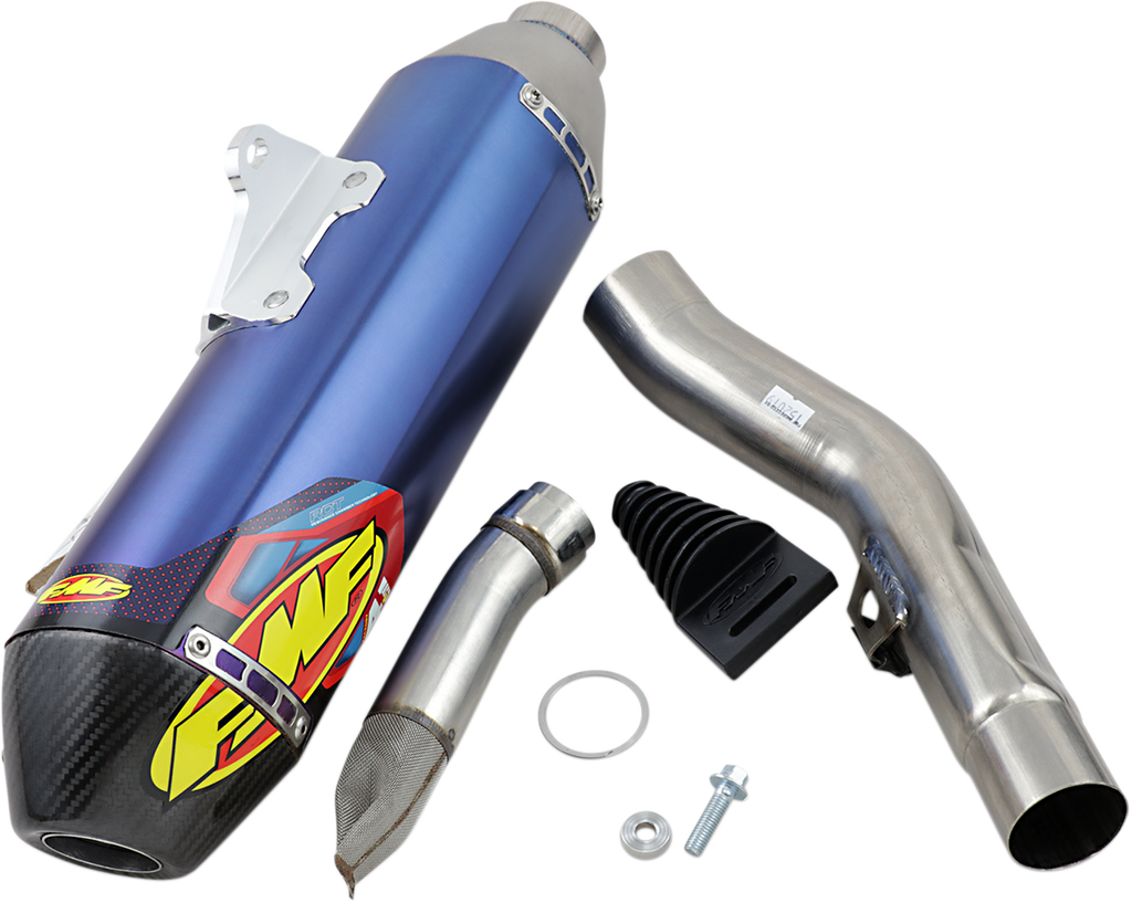 FMF Racing Suzuki RMZ450 2018-2026 Factory 4.1 RCT Stainless SL (Slip-On) w/ Carbon End Cap 043364