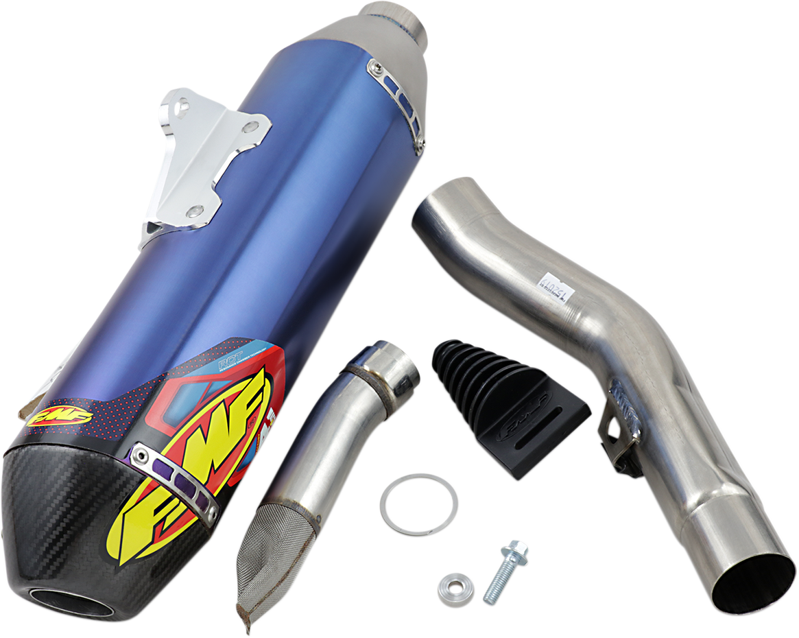 FMF Racing Suzuki RMZ450 2018-2026 Factory 4.1 RCT Stainless SL (Slip-On) w/ Carbon End Cap 043364