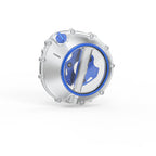 Rizoma Clutch Cover - Silver/blue Bmw - ZBW109A