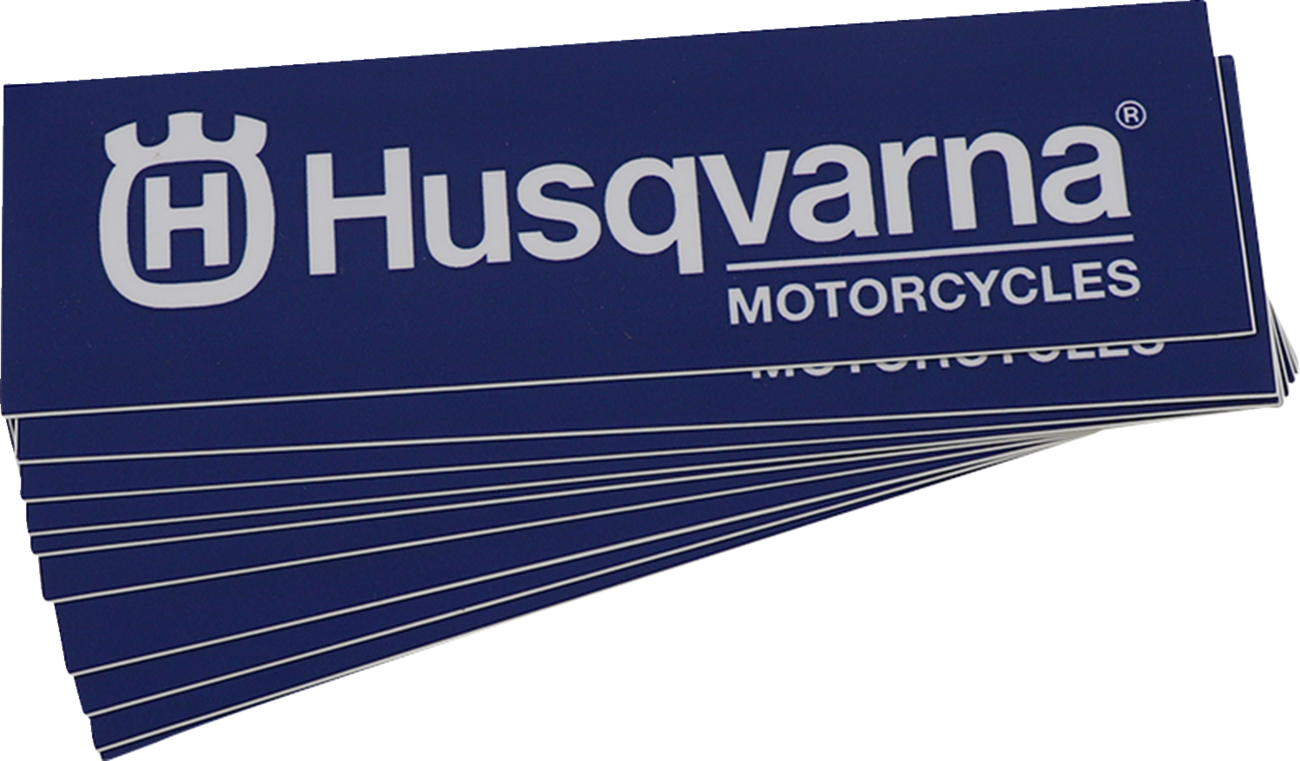 D'COR Visuals Husqvarna Decal - 6" - 10 Pack