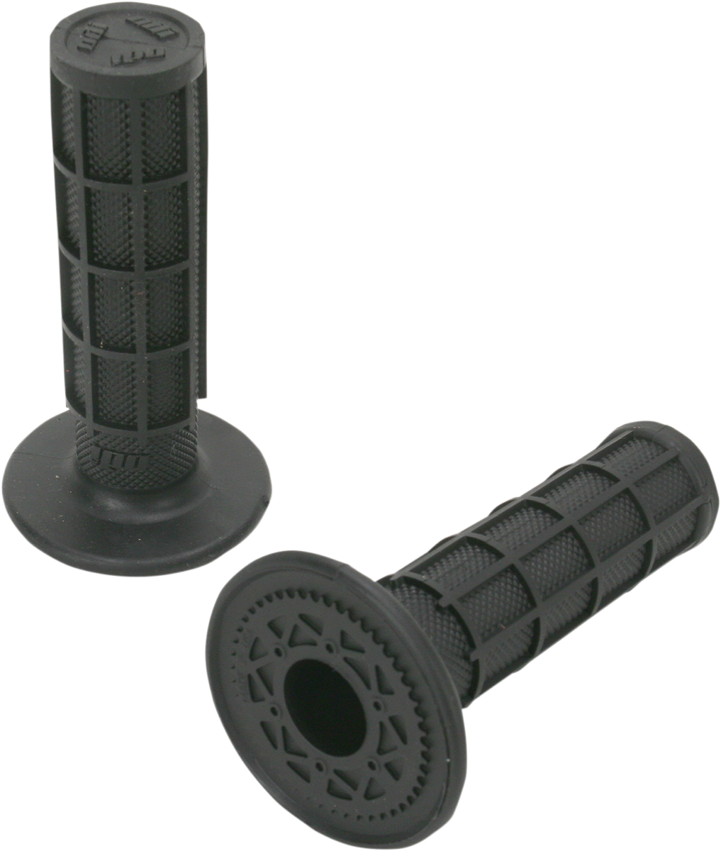 ODI Ruffian MX Full Waffle Single-Ply Grips - Black H02RFB