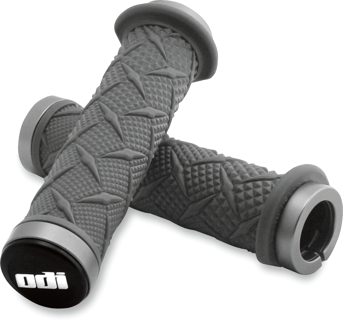 ODI Grips - Xtreme - Lock-On - Black/Silver J30XTB-S