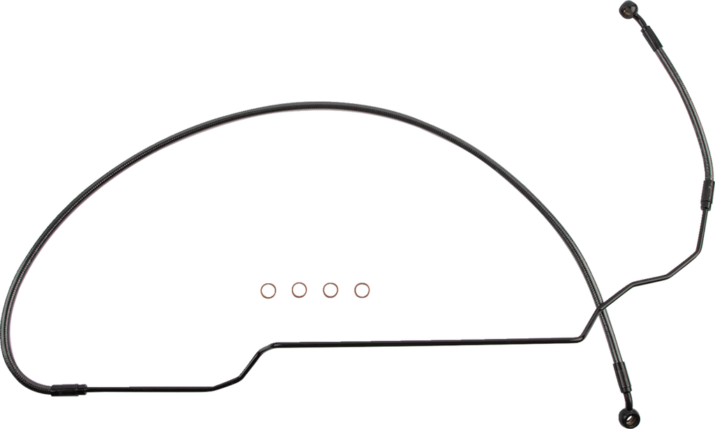 MAGNUM SHIELDING Braided Front Brake Line