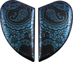 ICON Airform™ Helmet Side Plates — Chantilly Opal - Airform™ Side Plates / Chantilly Opal / Blue 0133-1272
