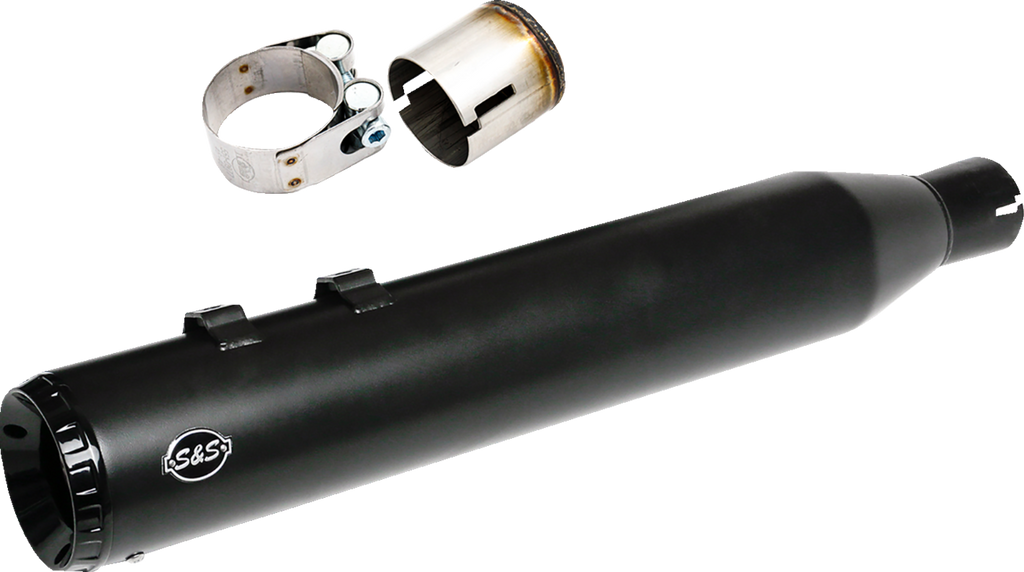 2-into-1 Swindler Exhaust Conversion Kit - 4-1/2" - Black - M8 Touring