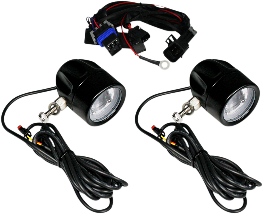 CUSTOM DYNAMICS LED Fog Light - Indian / Black 2001-2205