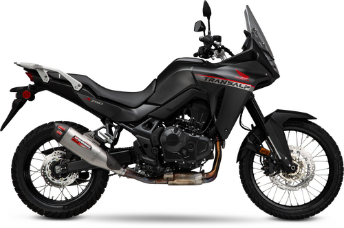 Yoshimura Transalp 2024 RS-12 Stainless Slip-On Exhaust, w/ Stainless Muffler
