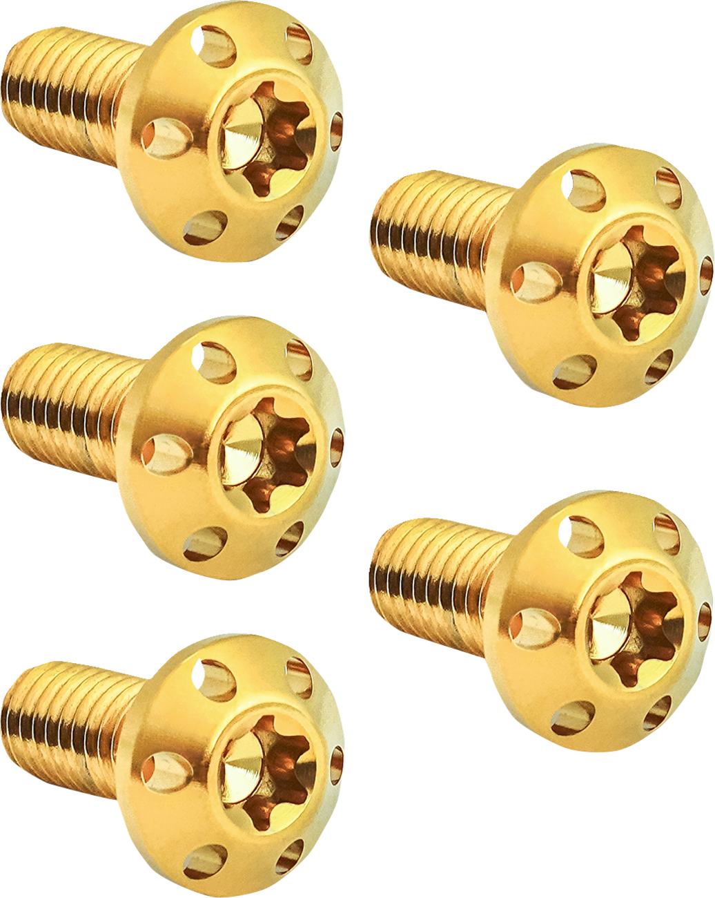 ARLEN NESS Bolt Kit - Holeshot/Brake Rotor/Rear / Hub Mount / Gold / 3/8-16 x 1" / 5 Pack 2401-1703