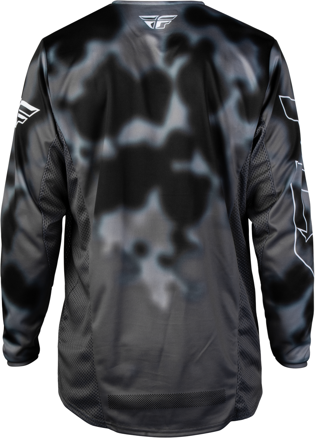 FLY Racing Kinetic Blur Jersey (2027) - Black / Grey - back