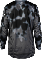 FLY Racing Kinetic Blur Jersey (2027) - Black / Grey - back
