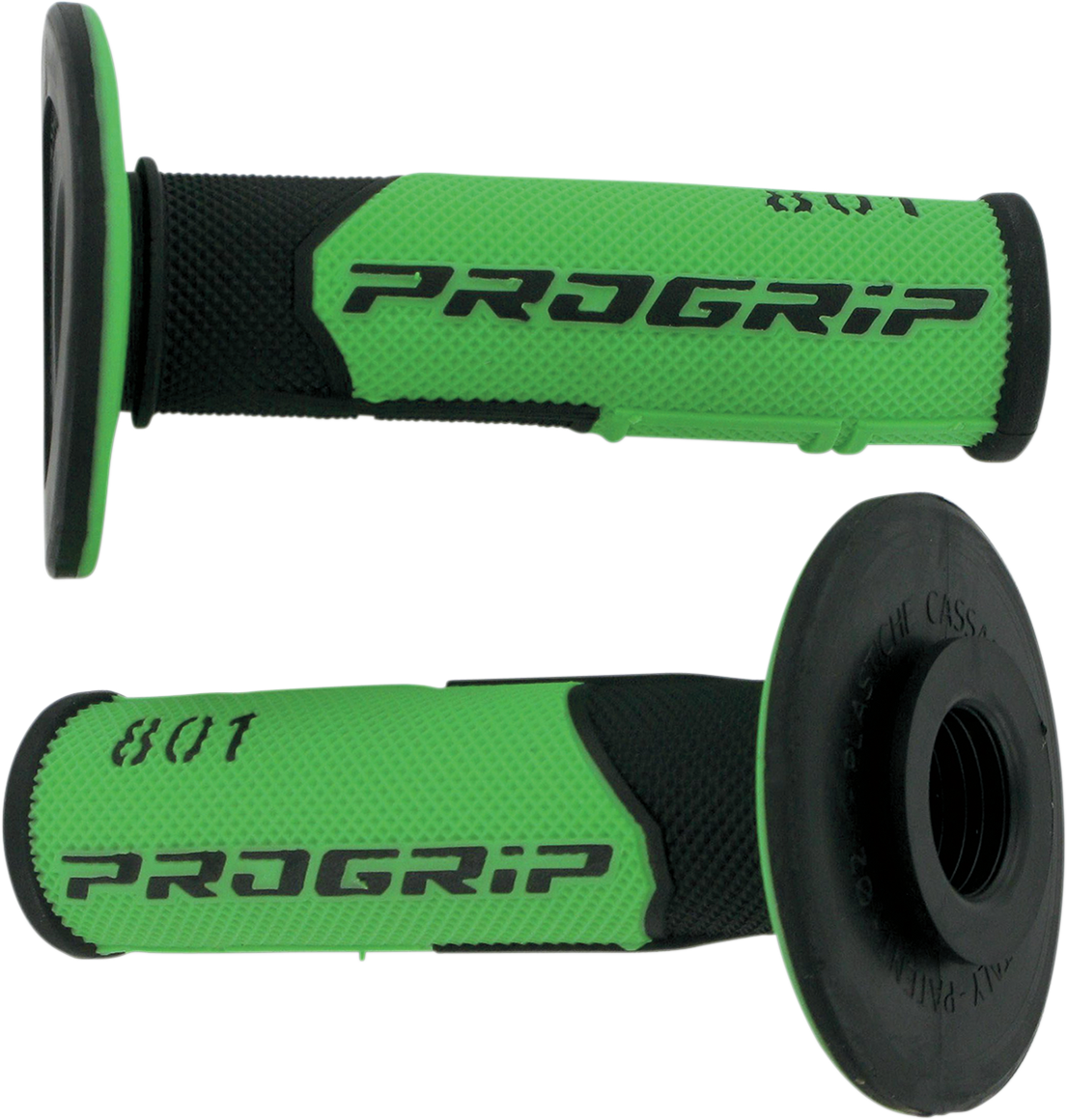 PRO GRIP 801 Hybrid Duo-Density Cross Grips - Black/Green PA080100NEVE