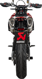 AKRAPOVIC Slip-On Line Mufflers - Titanium - Hypermotard 698 S-D6SO2-HAPLT