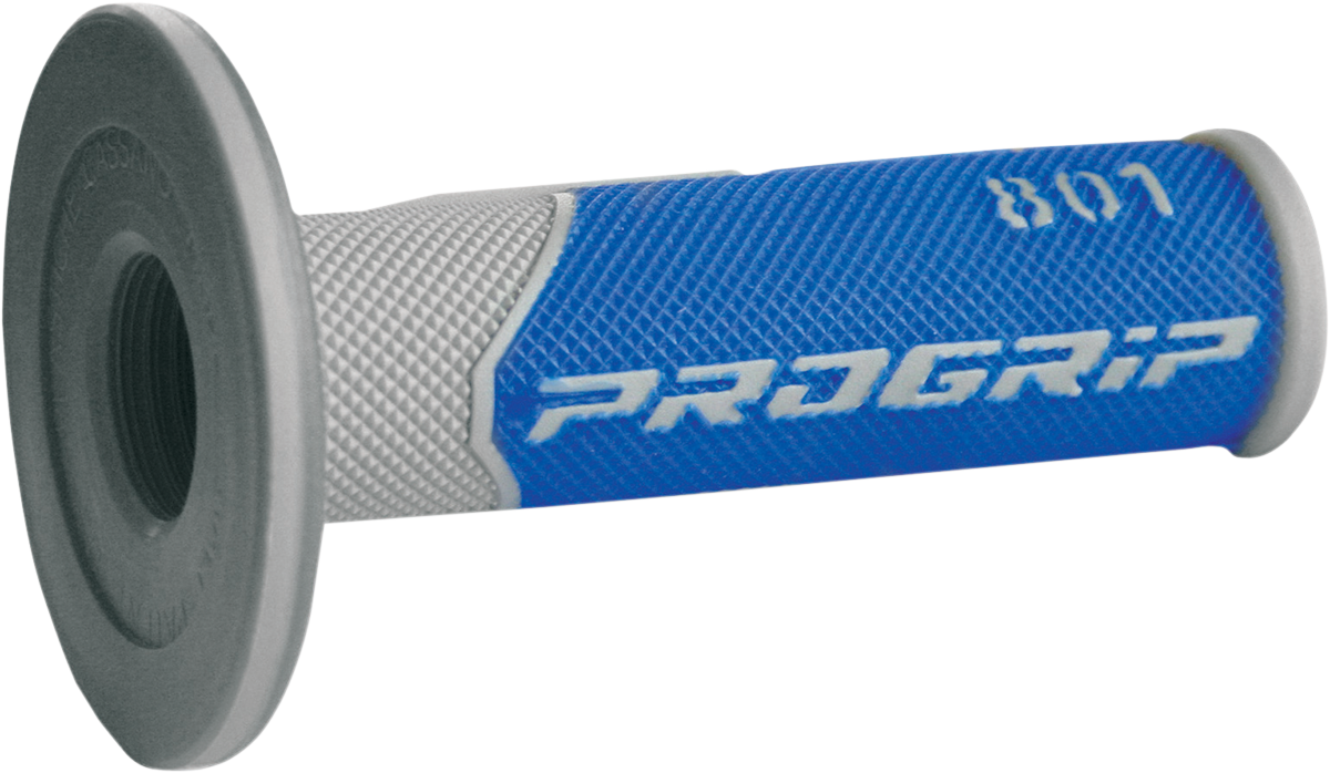 PRO GRIP 801 Hybrid Duo-Density Cross Grips - Gray/Blue PA080100GRBL