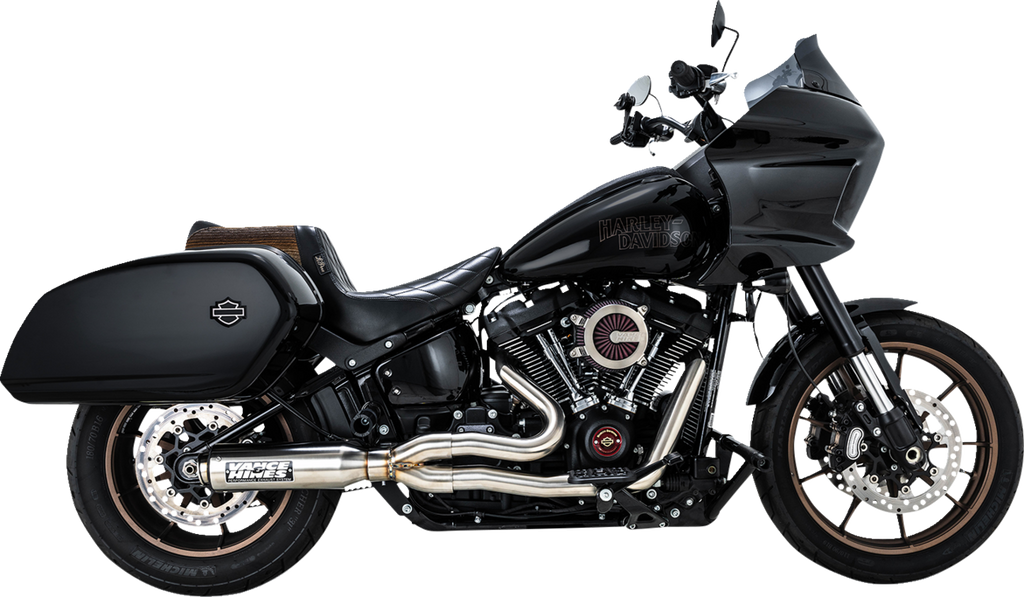 VANCE & HINES 2-into-1 Supersport Exhaust System - Brushed - Softail 27337