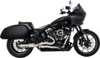 VANCE & HINES 2-into-1 Supersport Exhaust System - Brushed - Softail 27337