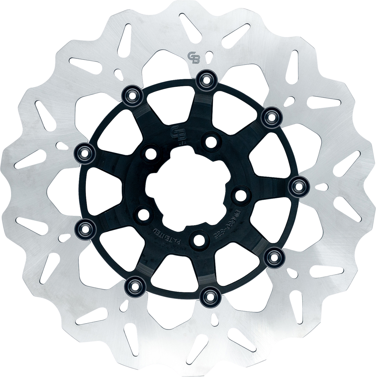 GBRAKES Wave® Brake Rotors - Brake Rotor / Rear / Black 1710-4924